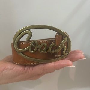 Authentic coach belt